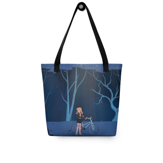 Blue Woodland Tote Bag