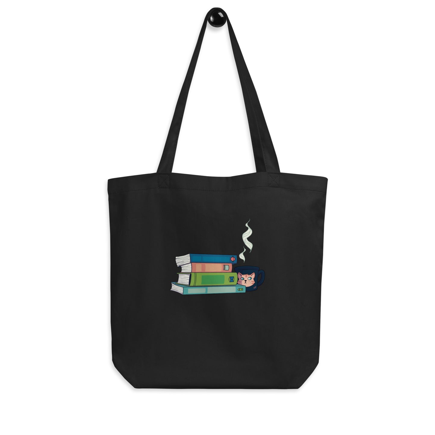 Stacks on Stacks (with Cats) Eco Tote Bag