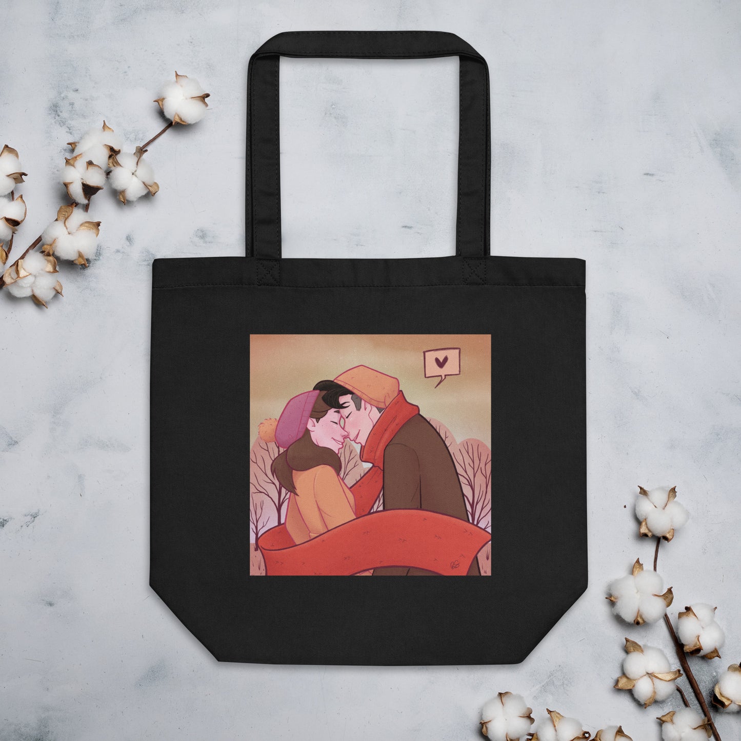 Winter Romance Eco Tote Bag