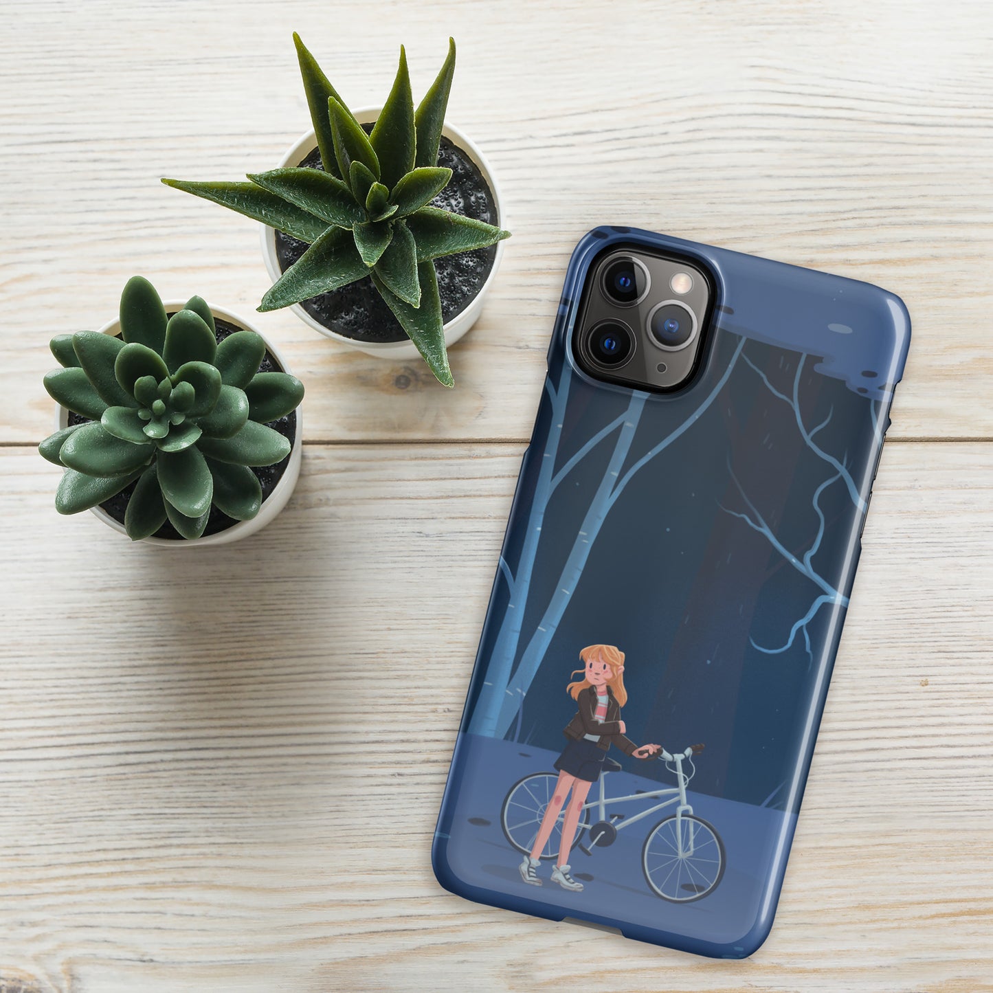 Blue Woodland Snap Case for iPhone®