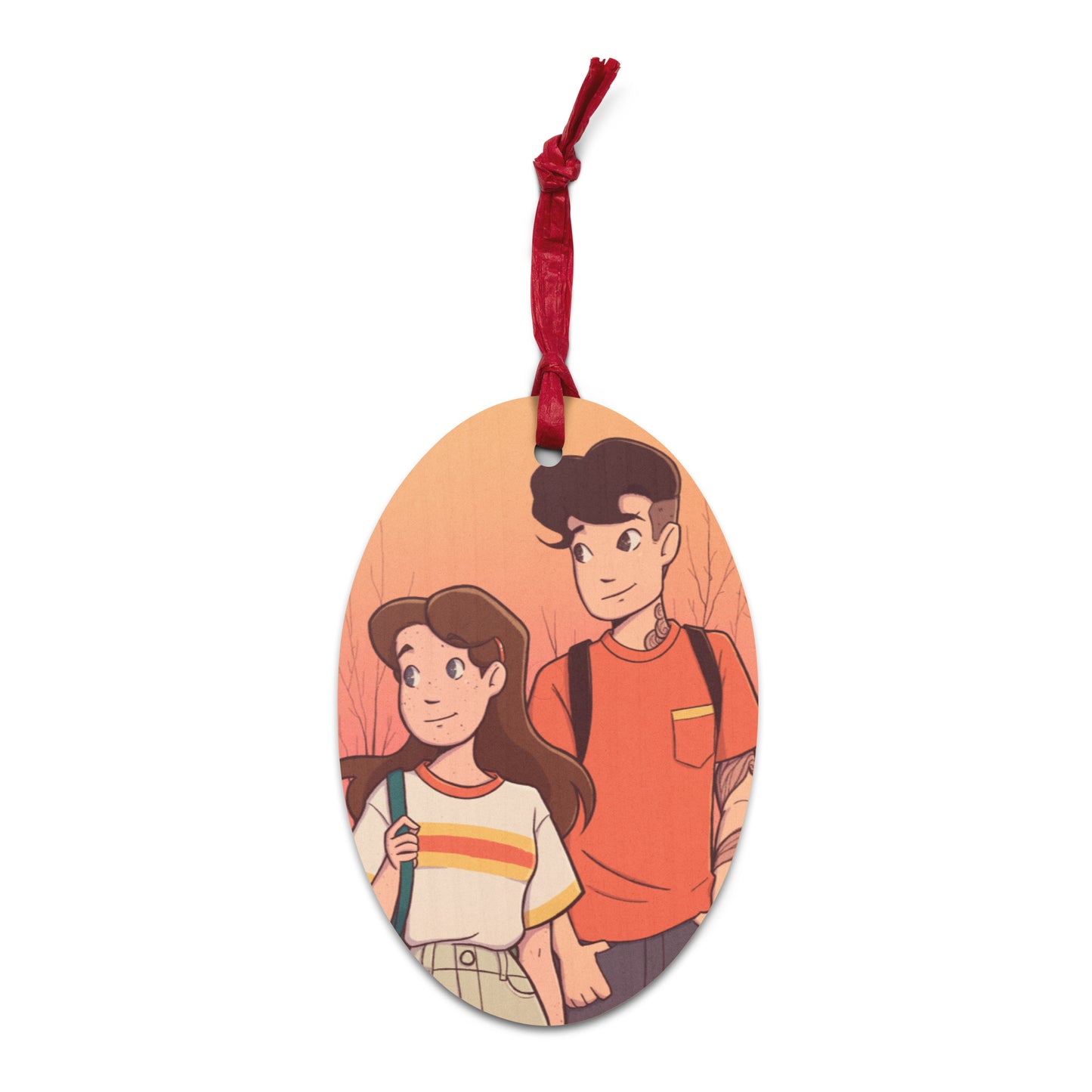 Ready for Adventure Wooden Ornament
